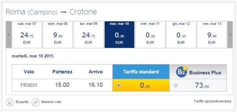 Voli per Crotone, compagnie aeree e voli low cost per Crotone 